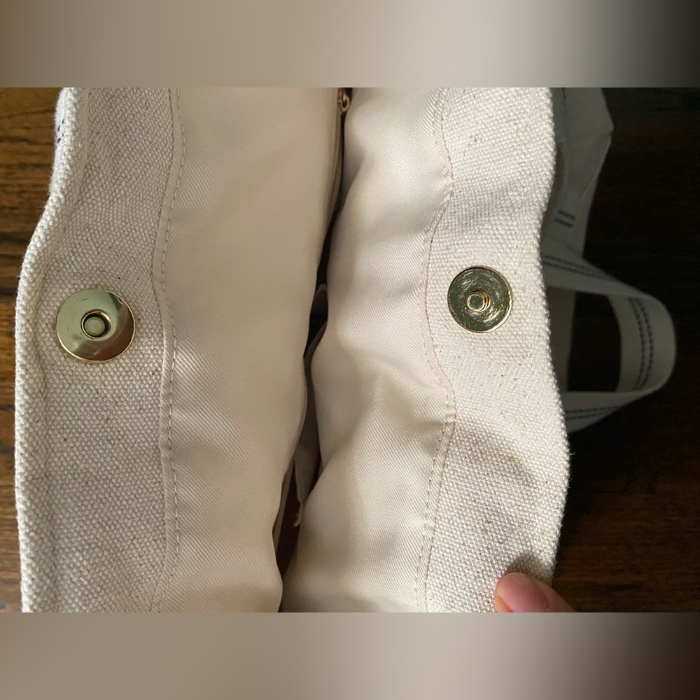 Universal Thread- Canvas Tote Handbag Double Stra… - image 6